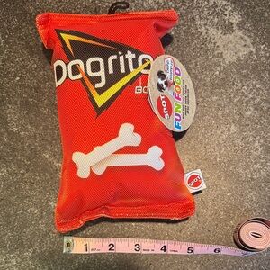 Dogritos Fun Food Dog Toy - Red